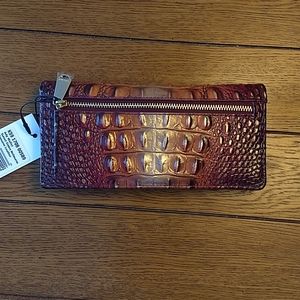 brahmin sunset ombre wallet